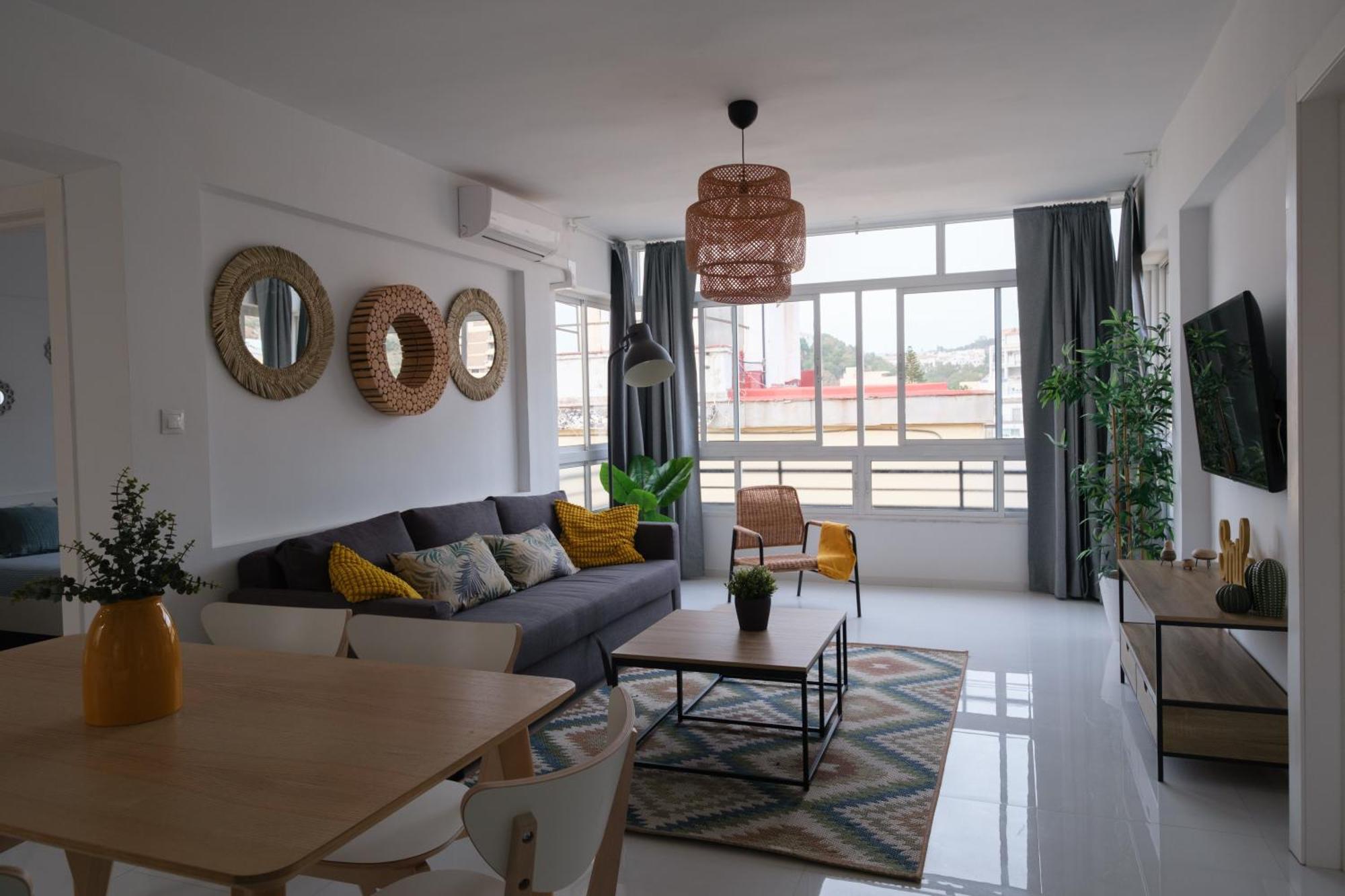 Wonderful Central Apartment Panoramics Views Wifi Málaga Eksteriør bilde